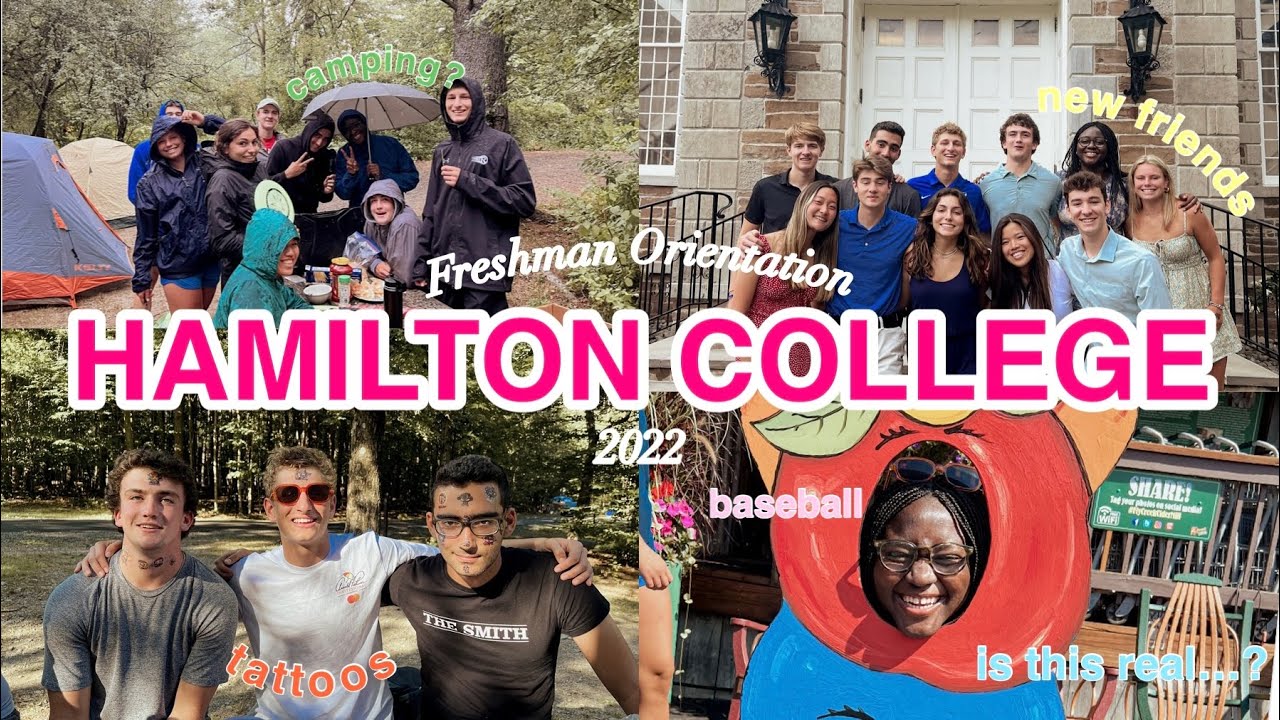 MY HAMILTON COLLEGE ORIENTATION TRIP 2022! traveling, baseball games & camping for the first time!