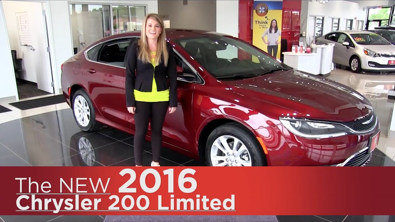 The New 2016 Chrysler 200 Limited - Elk River, Coon Rapids, Minneapolis, St Paul, St Cloud, MN