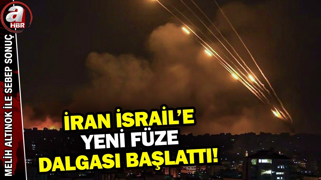 İran'dan İsrail'in G&uuml;neyine Yeni F&uuml;ze Dalgası! | A Haber