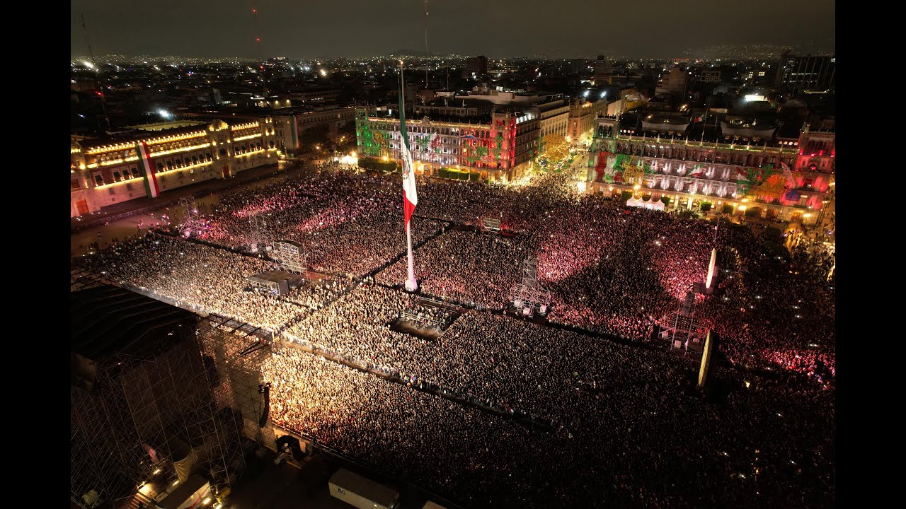 Residente reúne a 180 mil personas en el Zócalo de la Ciudad de México