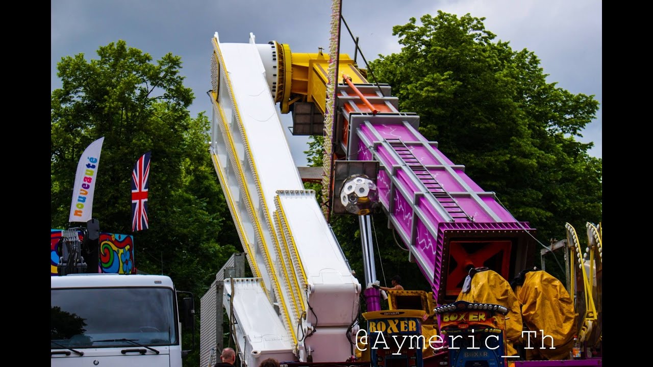 Démontage Fête Foraine Nevers 2016