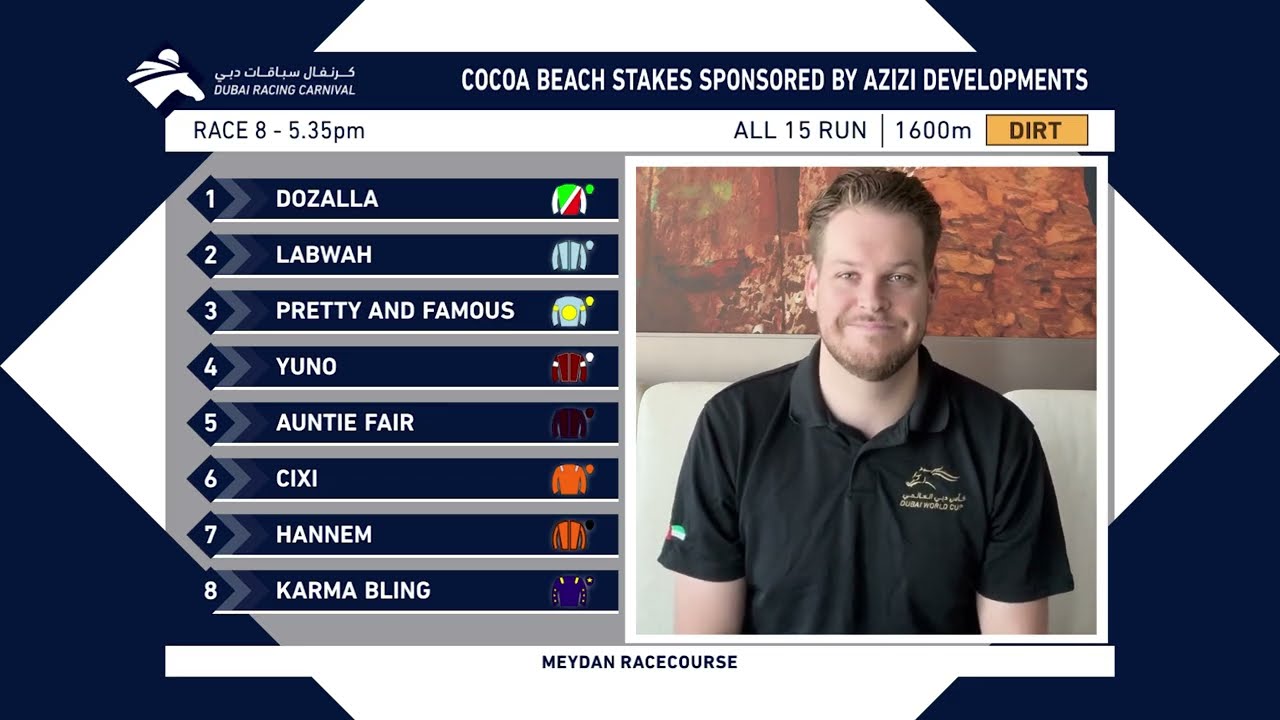 Dubai Racing Carnival Week Eight Preview: Pat Comerford's top tips