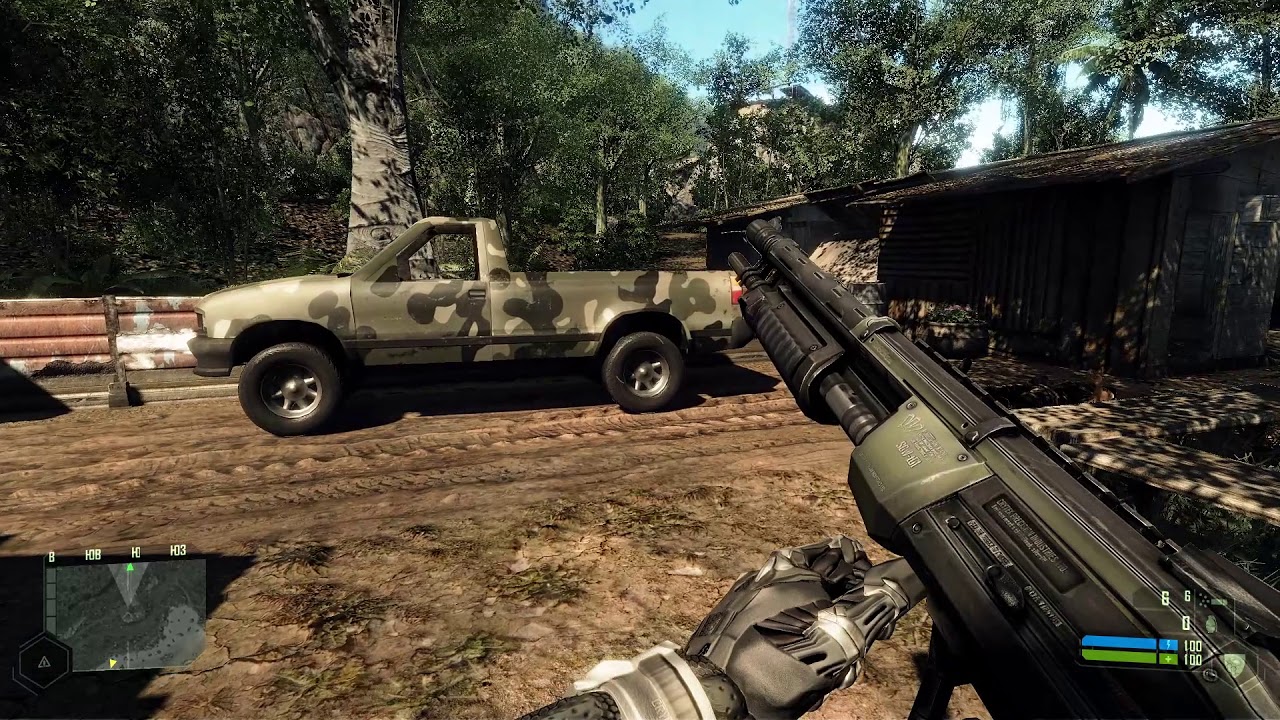 Crysis with graphics mods + HD textures on ultra 8x msaa [2019]