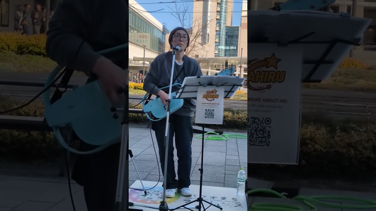 2月21日(日)富山駅路上ライブ       マヒル       #富山 