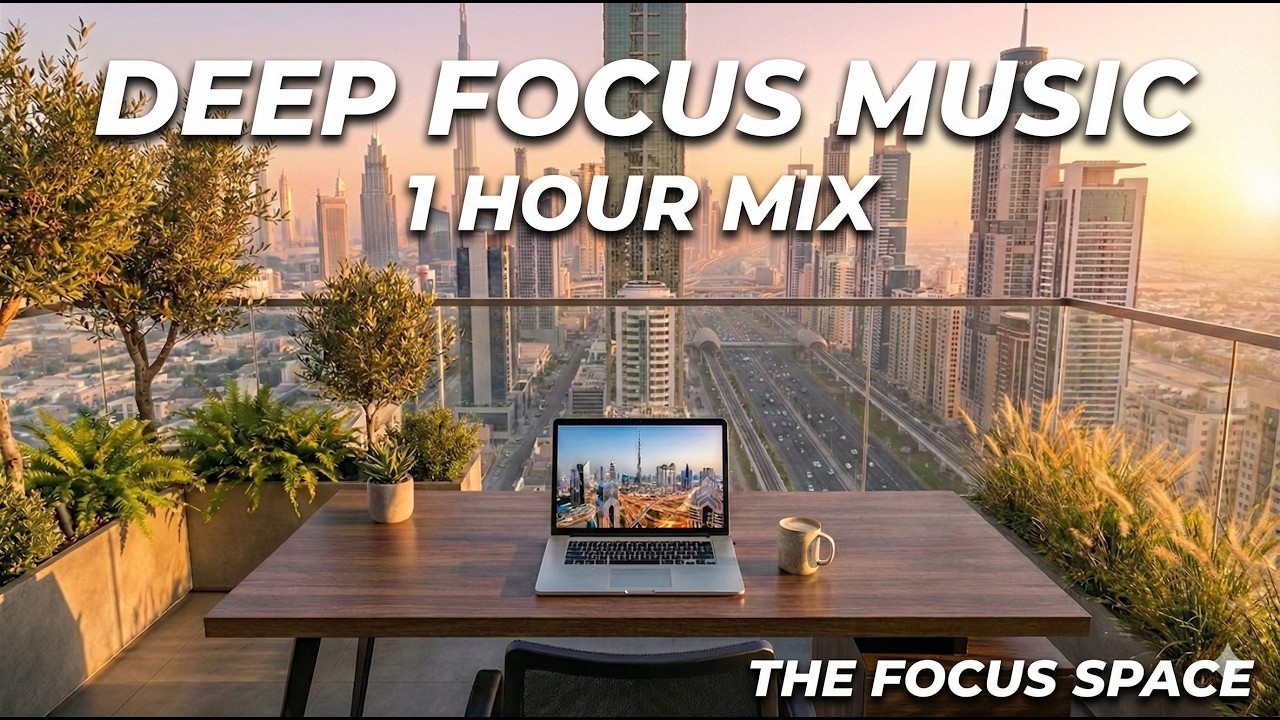 Work Like a CEO | Dubai Skyline & Deep Ambient Music for Productivity