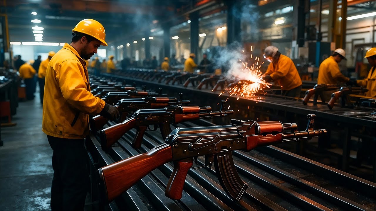 Inside the AK-47 Factory: How the World’s Most Legendary Rifle Is Really Made (Full Process)