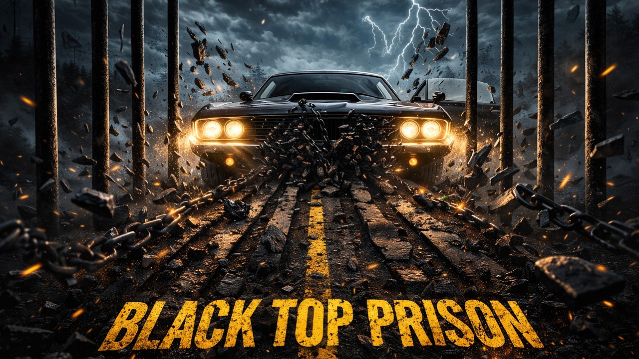 BLACK TOP PRISON – Heavy Prison Stomp | Dark Delta Blues & Badass Driving Music 🎸⛓️