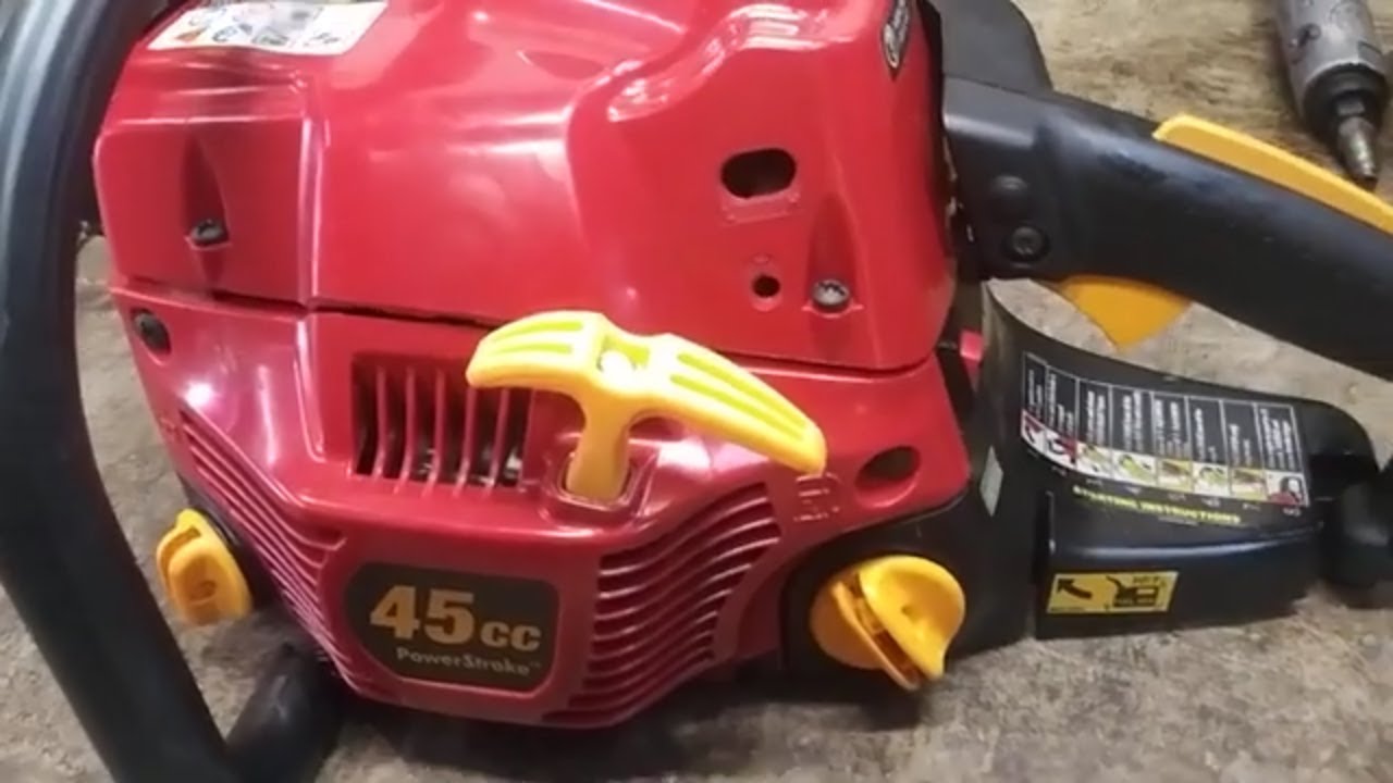 * Homelite 45cc powerstroke chainsaw carburetor repair homelite powerstroke carb