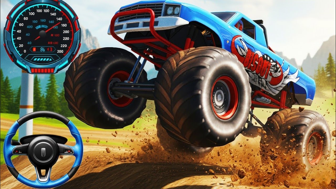 Monster Truck Mega Ramp Extreme Racing | 4x4 Monster Truck Driving | GT Truck Stunt | Android Game