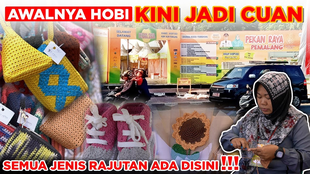 KERAJINAN RAJUT PALING LENGKAP & MURAH HARGANYA I HOBI JADI USAHA RUMAHAN - DUITNYA MENGALIR TERUS