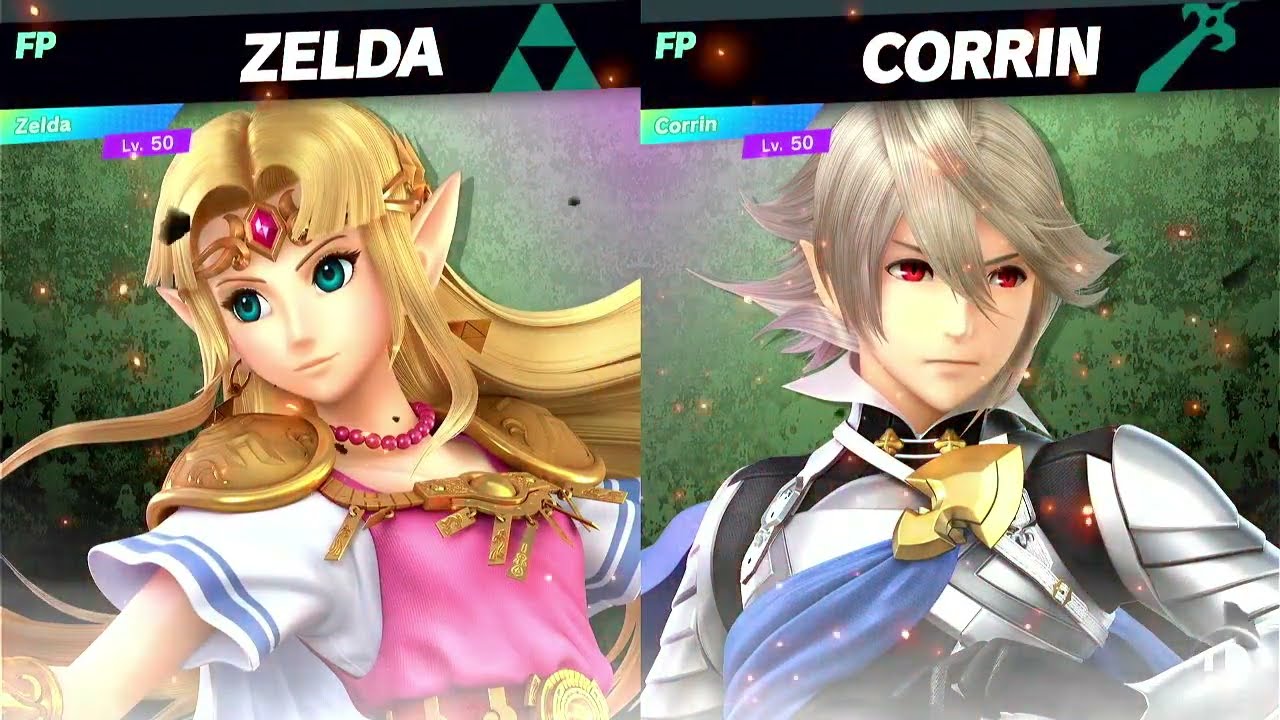 Super Smash Bros Ultimate Amiibo Fights Zelda vs the World EX vs Corrin