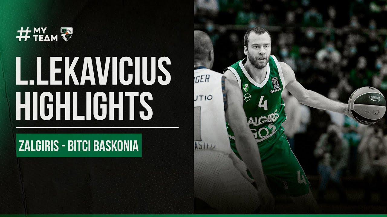 Lukas Lekavicius highlights | Zalgiris - Baskonia | 2021.12.02