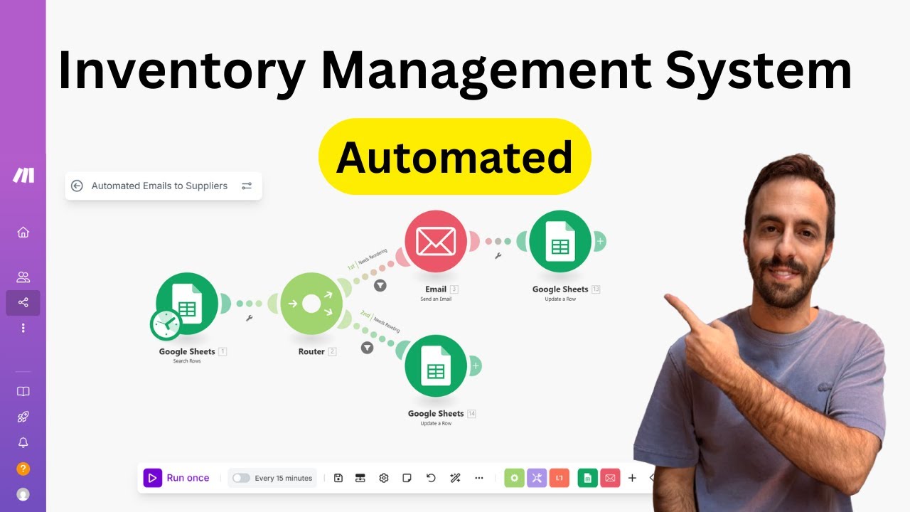 How to Automate Inventory Management in Google Sheets & Make.com to Save Time