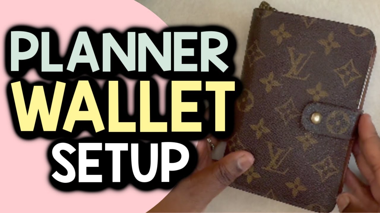 HOW TO USE A POCKET PLANNER AS A WALLET