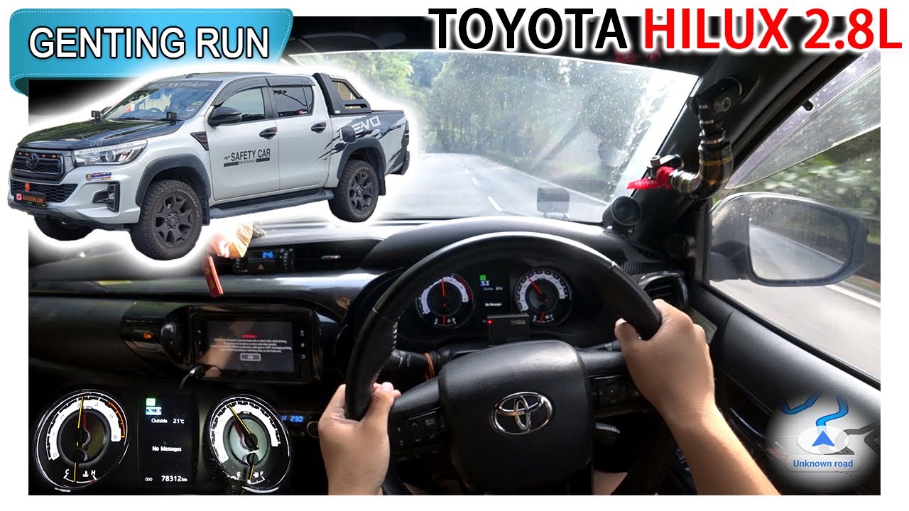 Part 2/2 | Toyota Hilux 2.8 REVO Black Edition | Malaysia #POV [Genting Run 冲上云霄] [CC Subtitle]