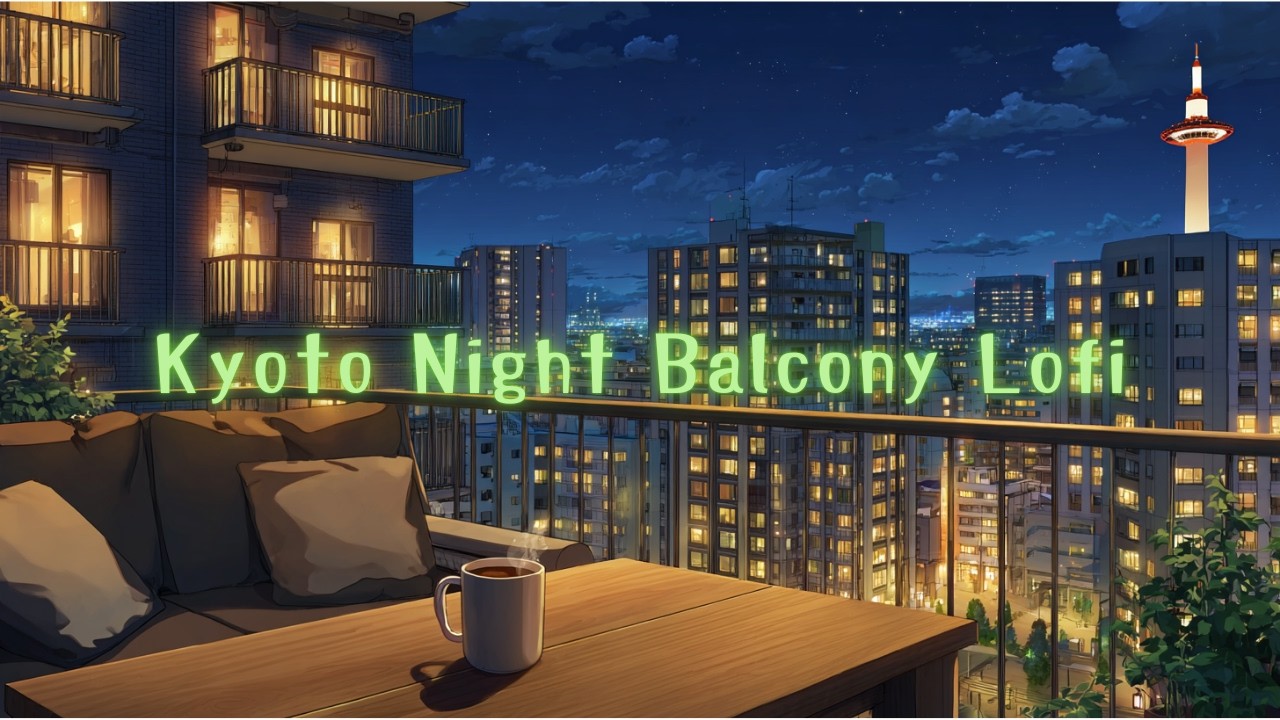 Kyoto Night Balcony Lofi🌙