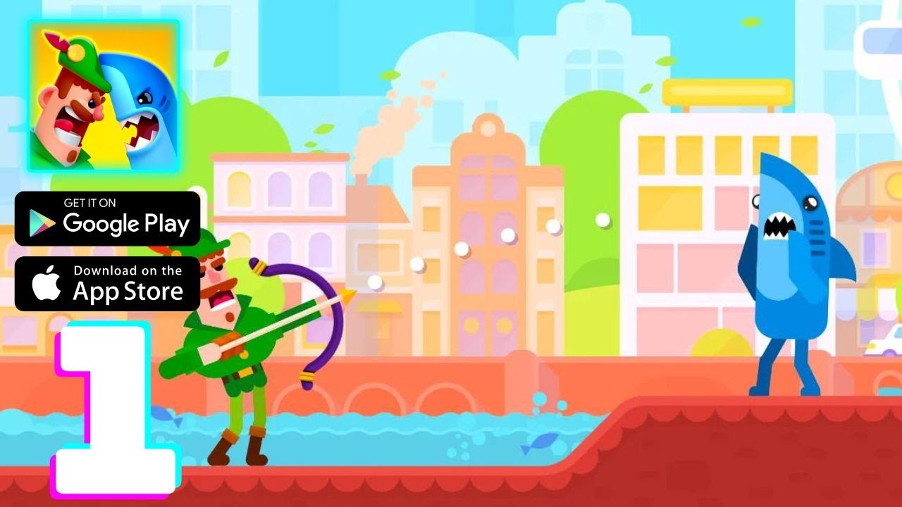 Ultimate Bowmasters - Gameplay Walkthrough Part 1 - (iOS, Android)