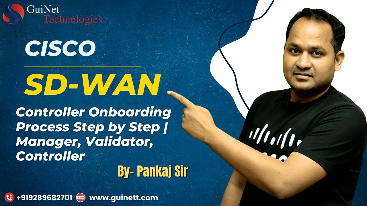 Cisco SDWAN Controller Onboarding Process Step by Step|Manager, Validator, Controller| By Pankaj Sir