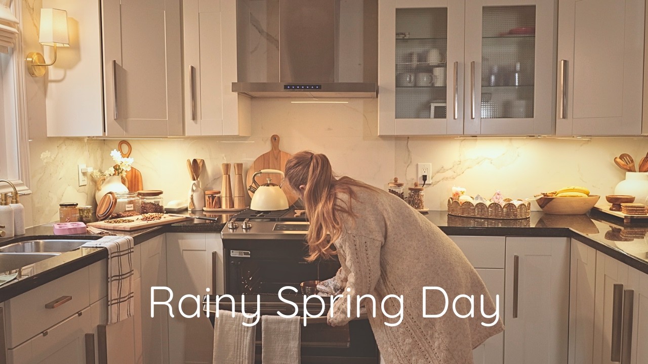 Slow Living on a Rainy Spring Day | Easter Eggs DIY 🥚✨