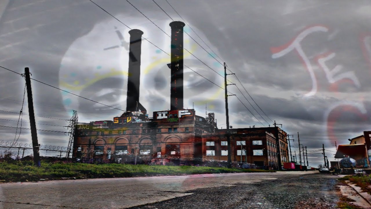 Встреча с бездомными на заброшенной электростанции Market Power в Новом Орлеане