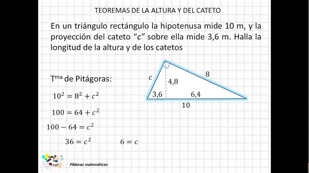 08 Teoremas de la altura y del cateto