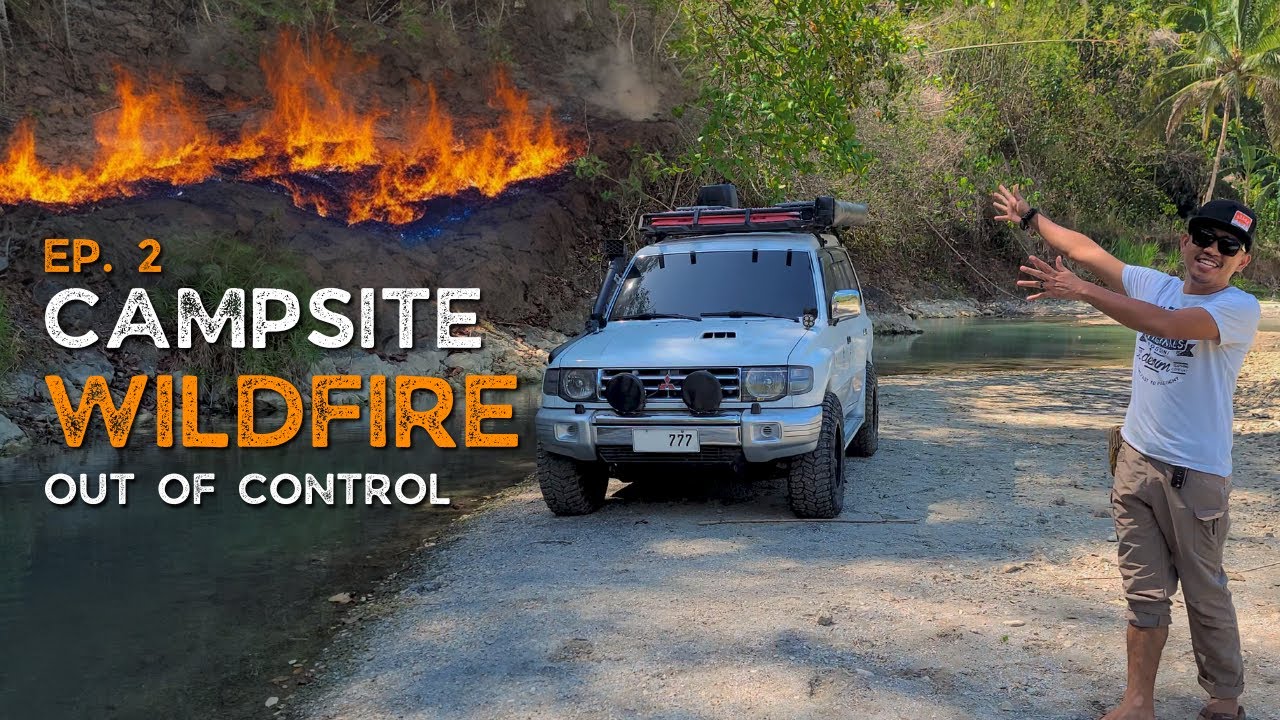 Campsite Wildfire | Cebu Lahar River Trail | Pajero Overland | Episode 2