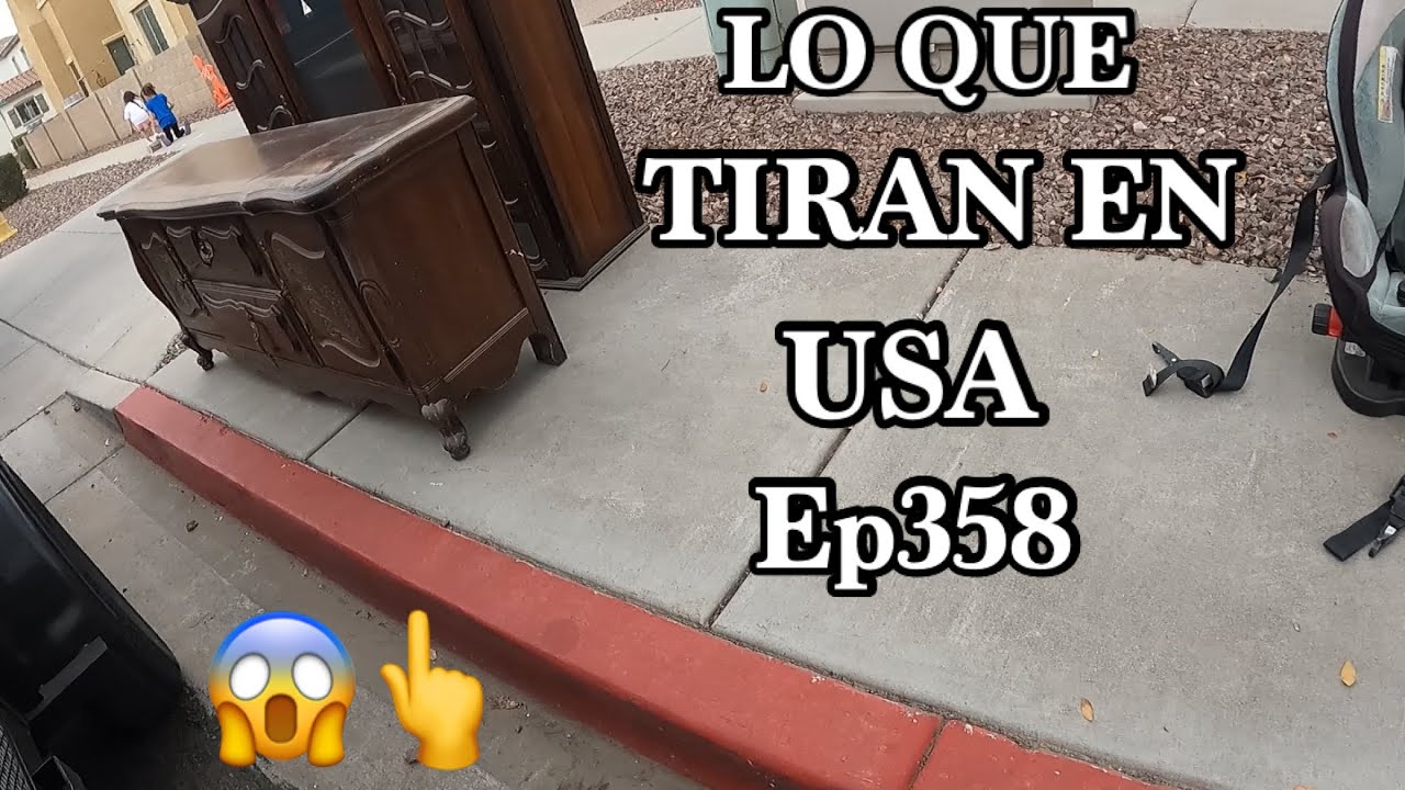 LO QUE TIRAN EN USA EP358 Encontramos Al CAMIÓN DE BASURA #loquetiranenusa #viralvideos
