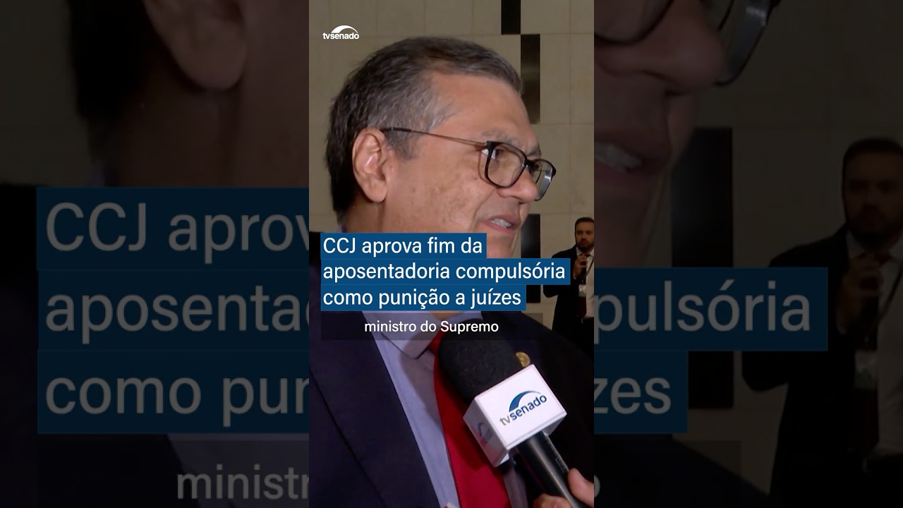 Aprovado na CCJ, fim da aposentadoria compuls&oacute;ria de ju&iacute;zes vai ao Plen&aacute;rio #shorts