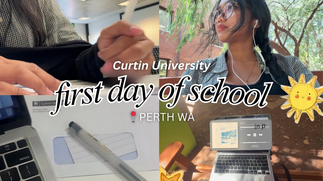 first day of university | on exchange in perth, western australia