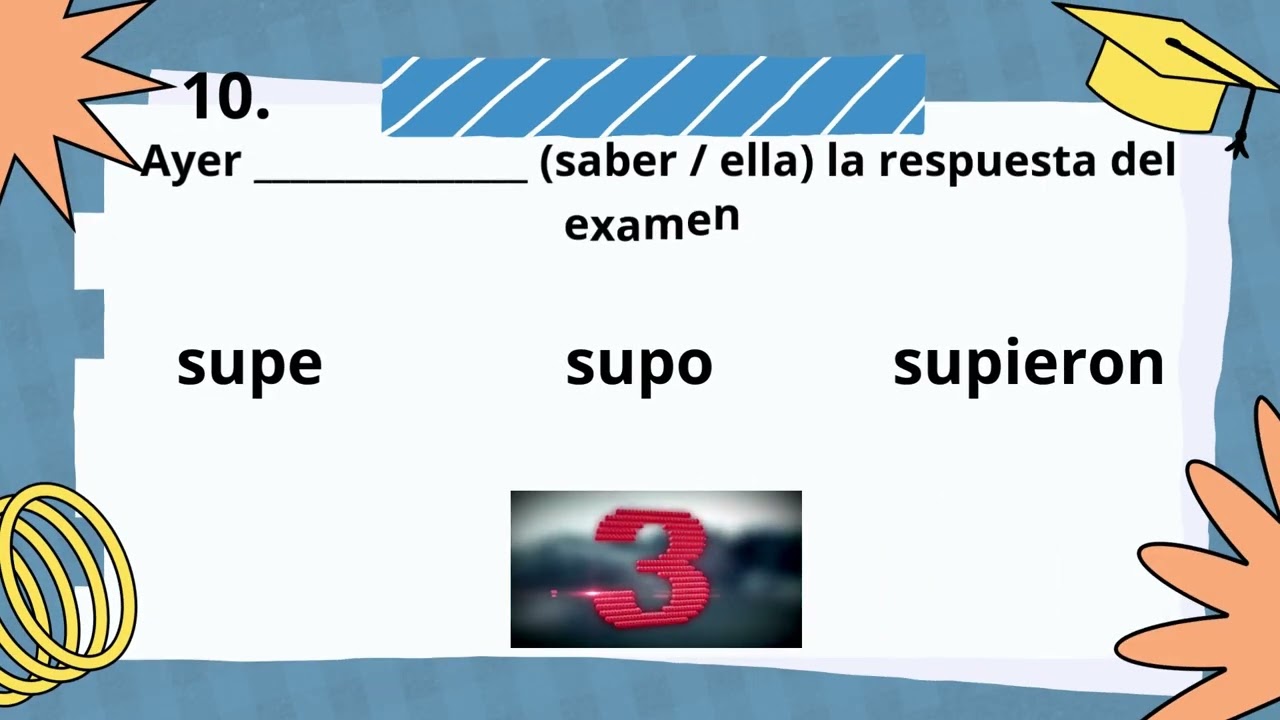 Trivia 3 Pretérito Indefinido Verbos Irregulares A1 👦🏻👩📚⏰🏆 #pretérito #indefinido
