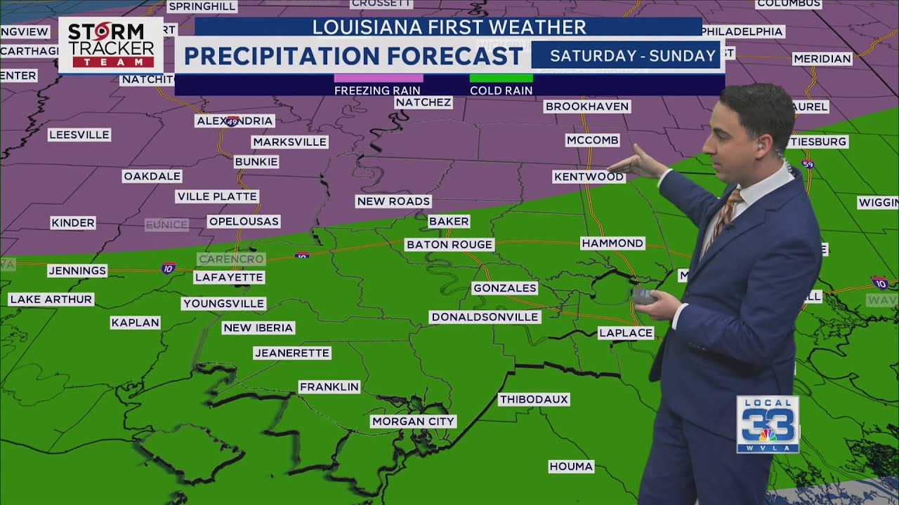 Baton Rouge weather: Is freezing rain possible this weekend?