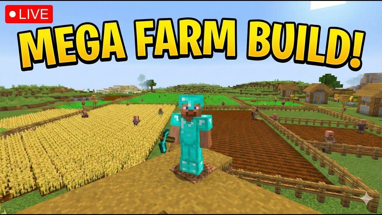 Making the Ultimate SAFE Village Farm! (No more accidents) 🛡️