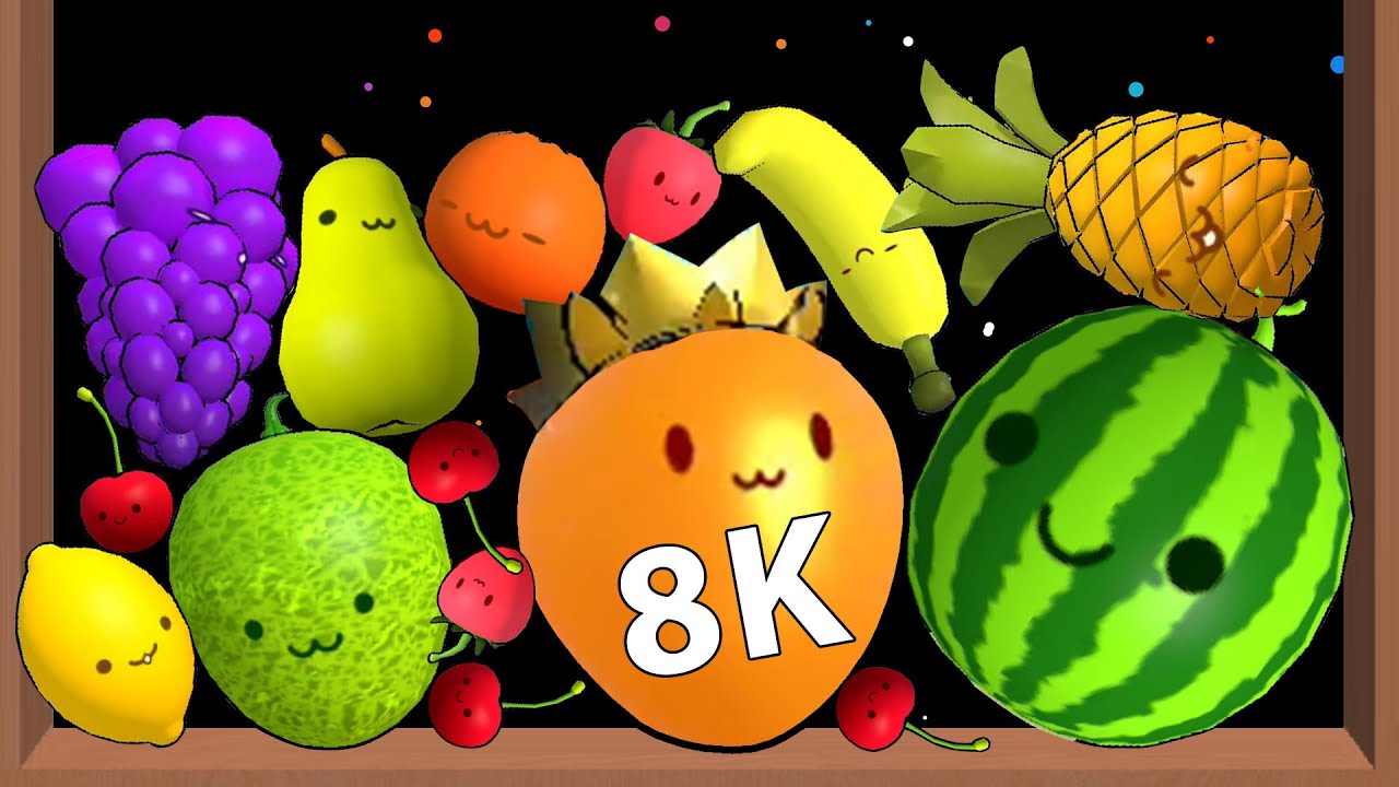 WATERMELON SHOT (Part 2) - Watermelon Game 3D, 2048 Chain: Fruit Merge, 2048 Balls 3D (ASMR Games)
