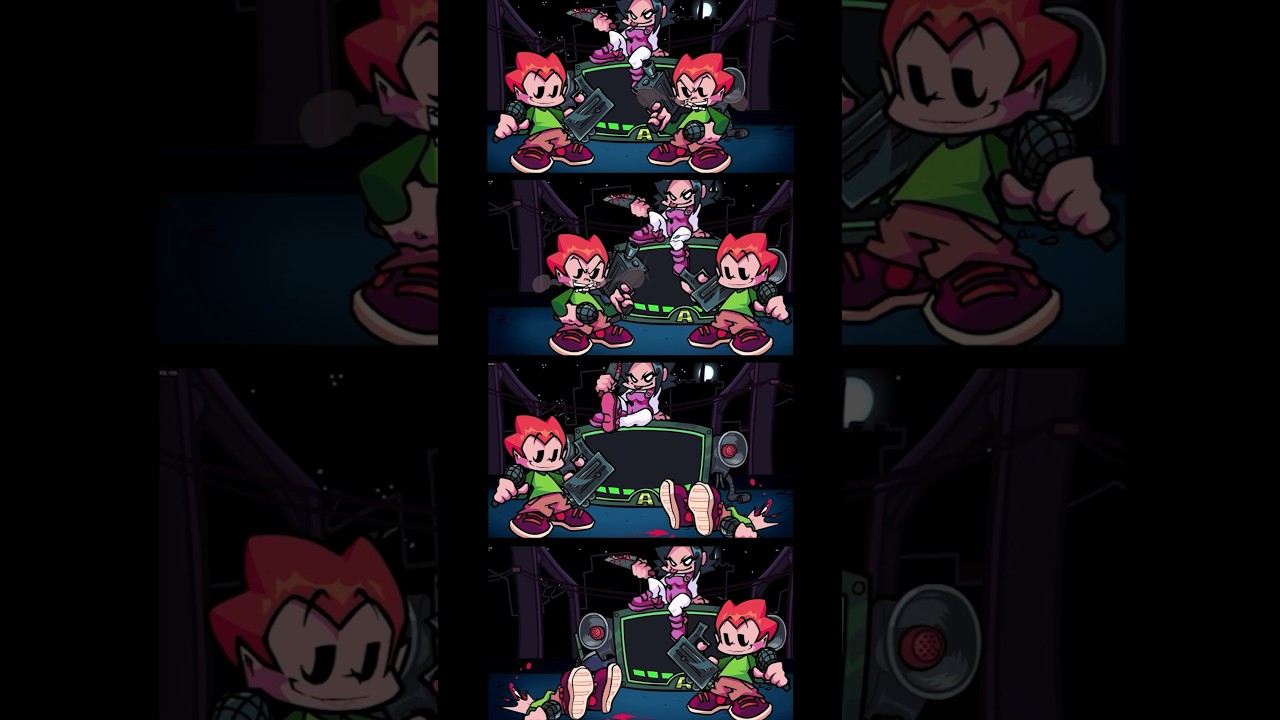 Pico Meets Pico *NEW UPDATE* All Endings Animation 😭 #fridaynightfunkin #fnf #pico