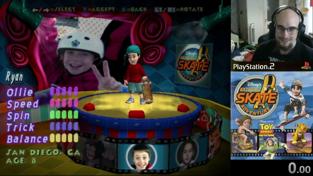 Ps2 projektin peli numero 1: Disney's Extreme Skate Adventure