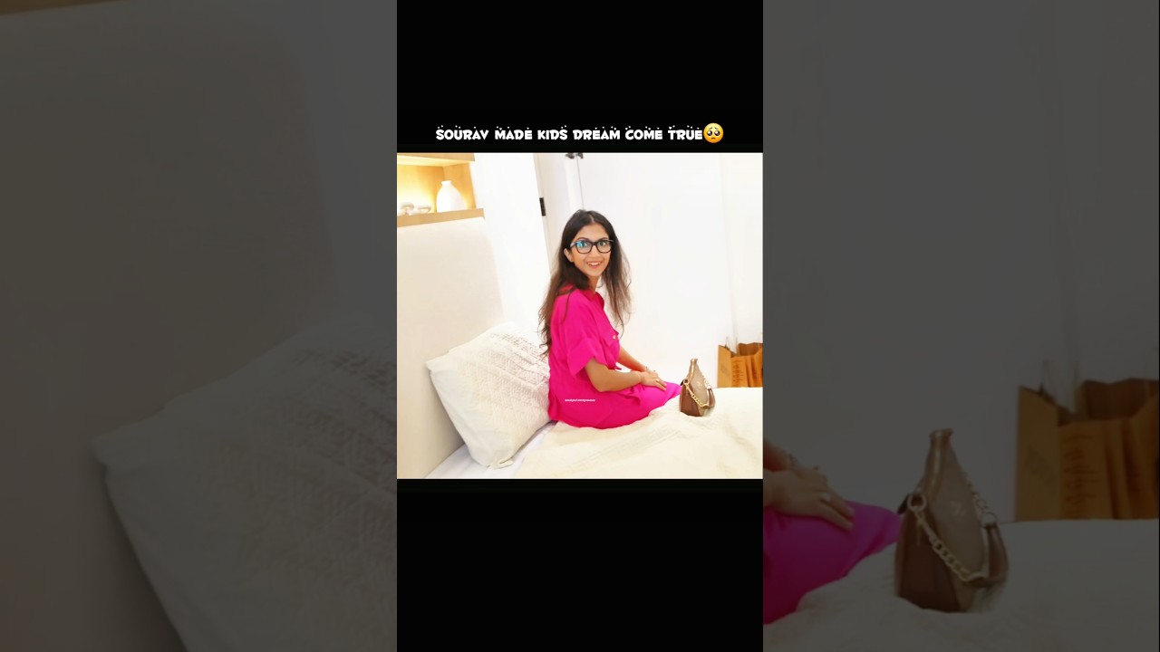 Sourav Made Kids Dream Come True🥺#shorts #ytshorts #shortsfeed #souravjoshivlogs