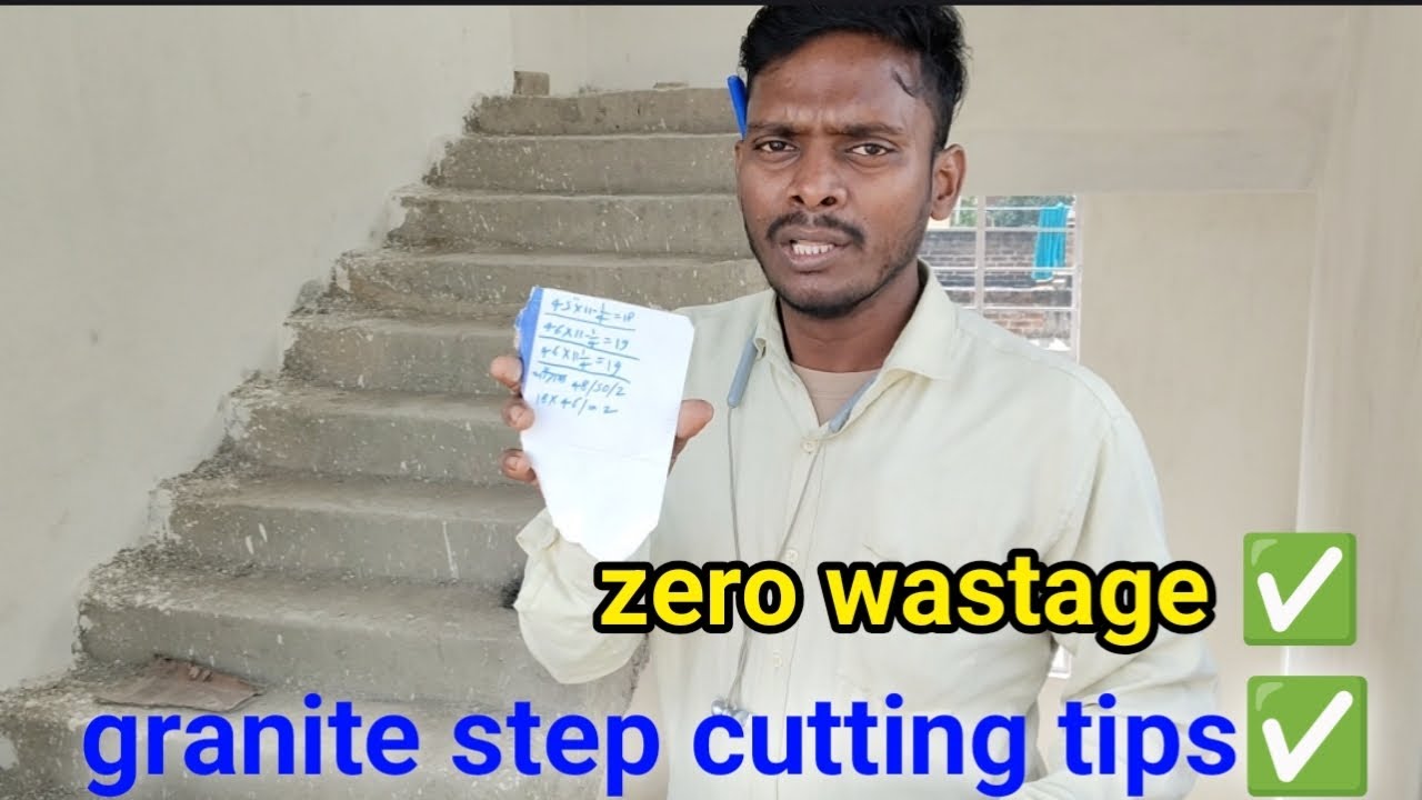 Zero Wastage Granite Step Cutting Tips | सीढ़ी ग्रेनाइट काटने का सही तरीका बिना किसी वेस्टेज के