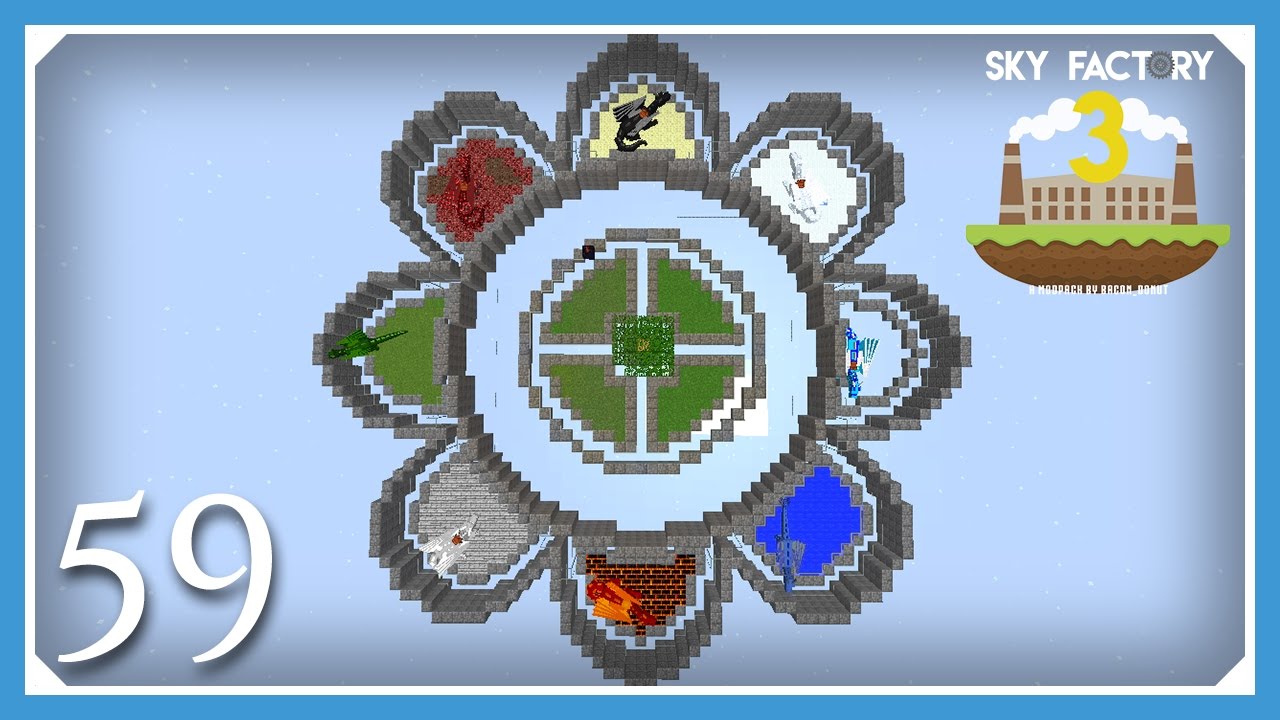 FTB Sky Factory 3 | Dragon Mounts Mod + 100% WORLD DOWNLOAD | E59 (Modded Skyblock Minecraft 1.10.2)