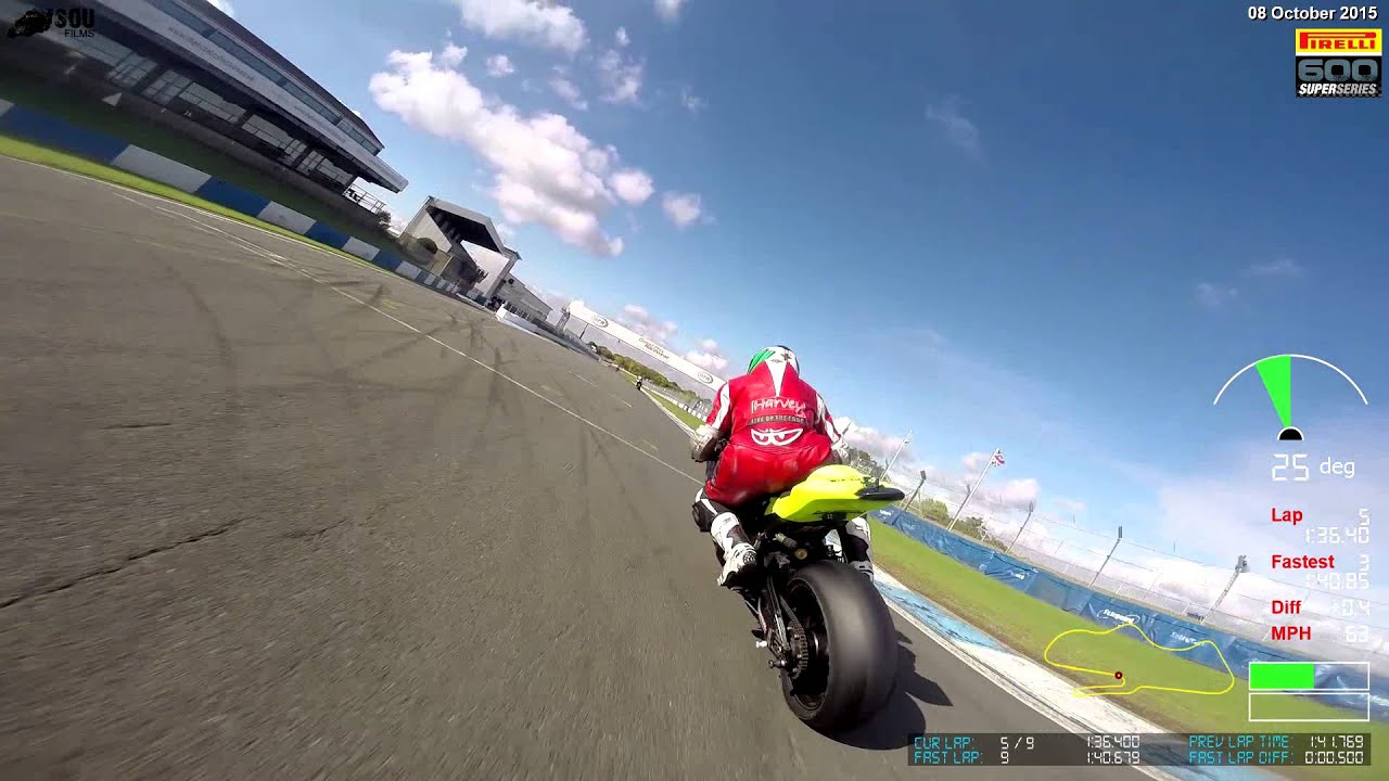 Donington GP Trackday Fast Group  Sergejs Kravcenko R6 06 08/10/2015 1:40 laps