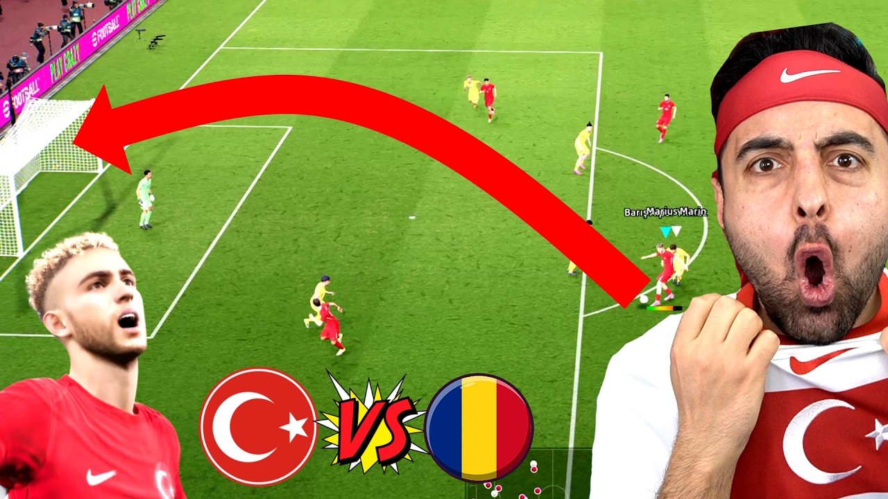 BARIŞ ALPER 28 METRE GOL ! +2 KIRMIZI ! OLAYLI T&Uuml;RKİYE - ROMANYA D&Uuml;NYA KUPASI 2026 !