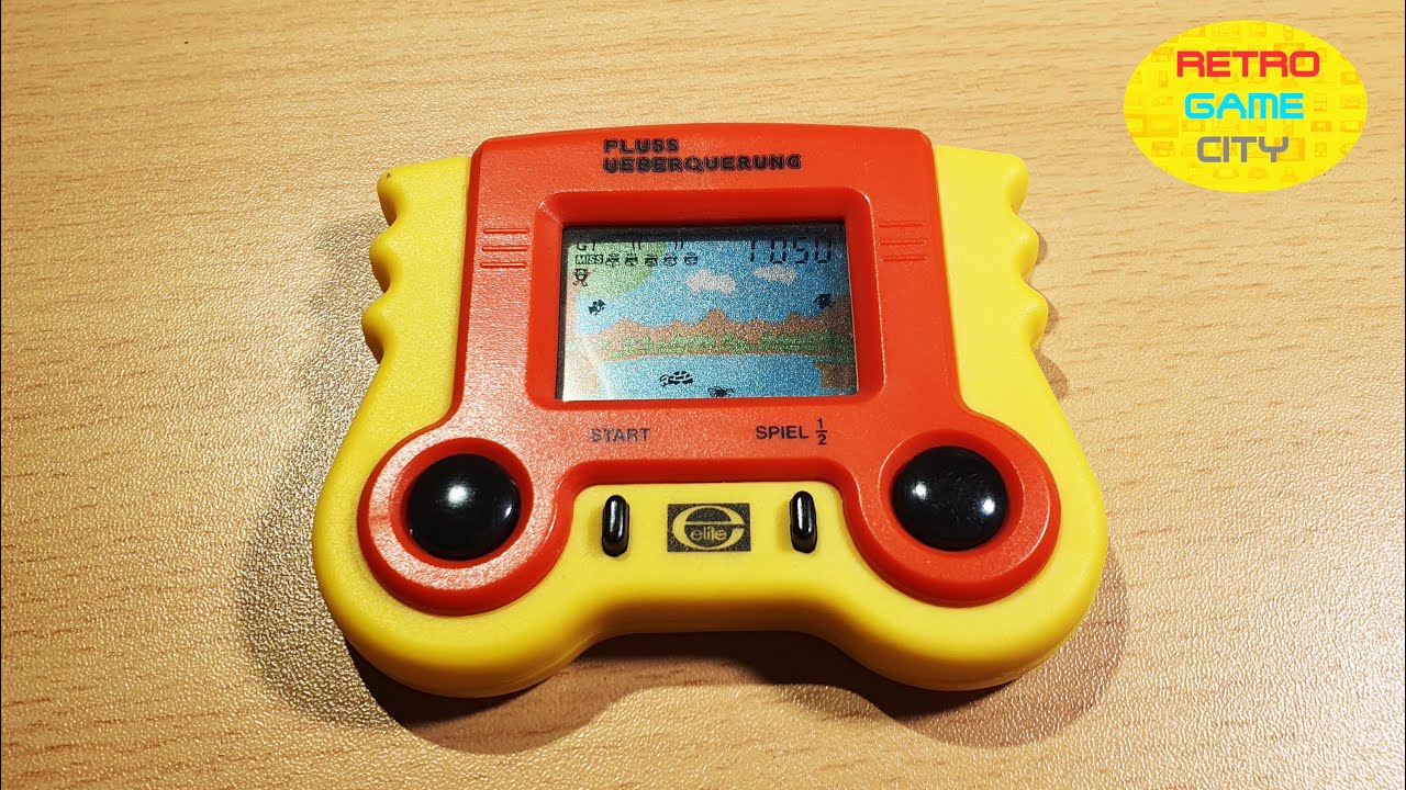 elite River Crossing LCD game / Flussüberquerung