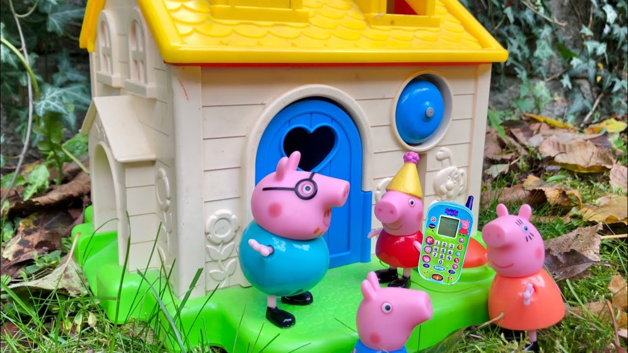 PEPPA PIG Fisher Price Little People House Birthday Gifts Vtech Cell Phone