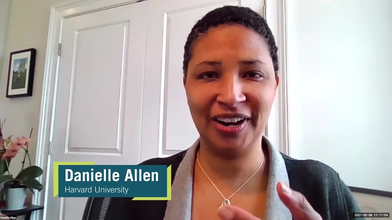 Danielle Allen Presents at the 2021 Gender and Work Symposium