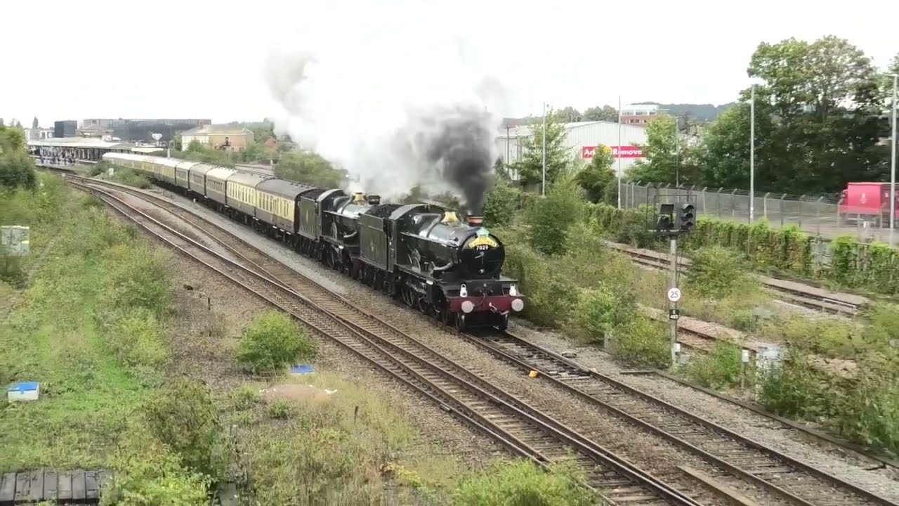 Double Headed Steam, 5043 & 7029 tackle the Devon Banks with the Mayflower! 27/09/2024