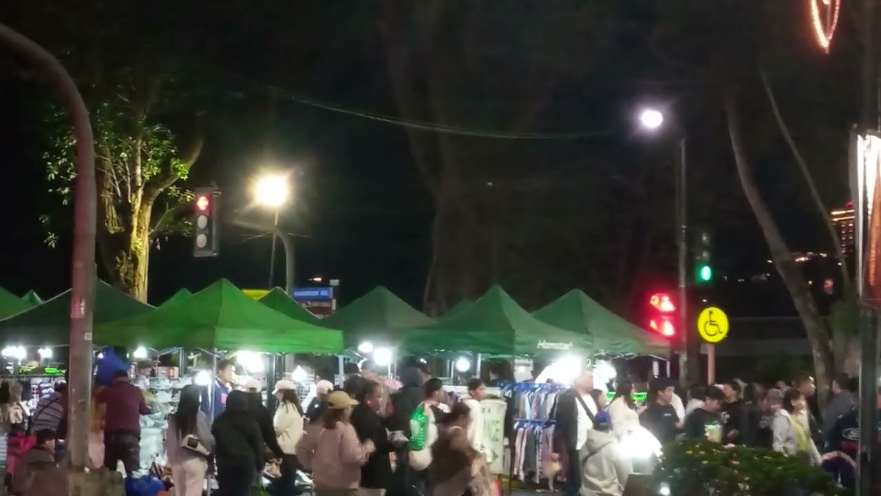 Opening na ng night market in Baguio city 🌆
