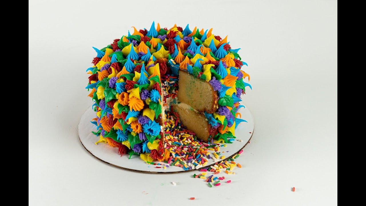 Rainbow Pi&ntilde;ata Cake Kit
