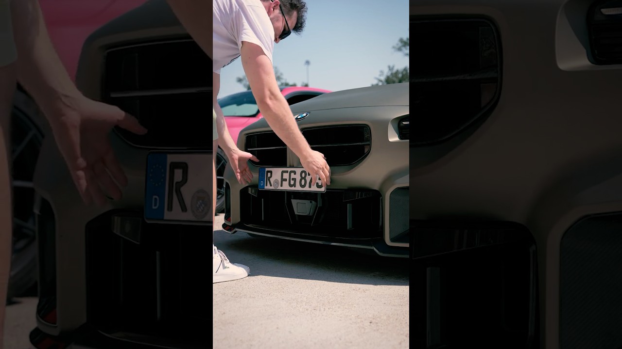 New G87 M2 magnetic license plate holder 🧲