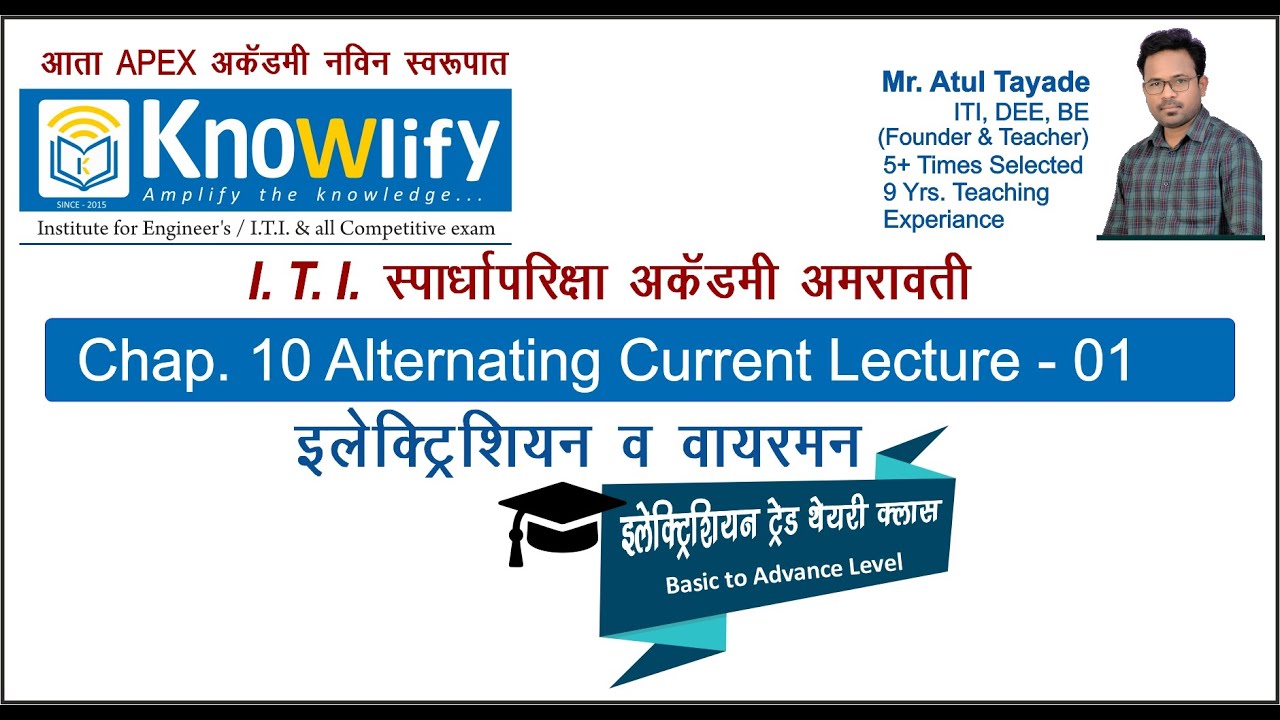 ITI Electrician/wireman Theory  Alternating Current Lecture-1