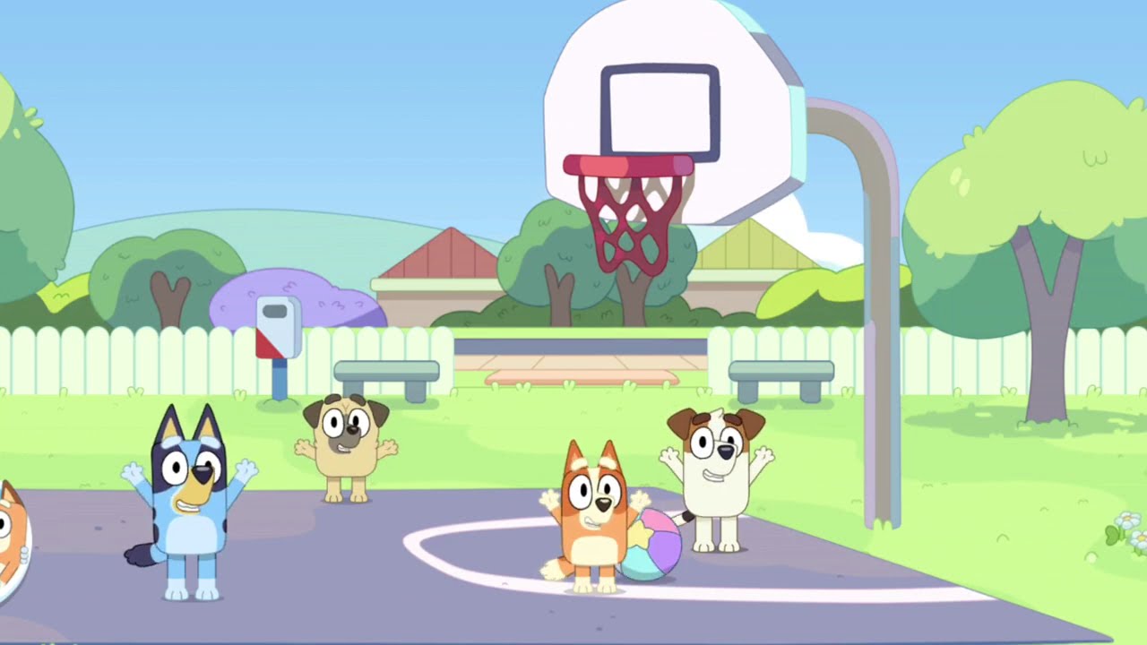 Bluey's Slam Dunk Success On The Court!
