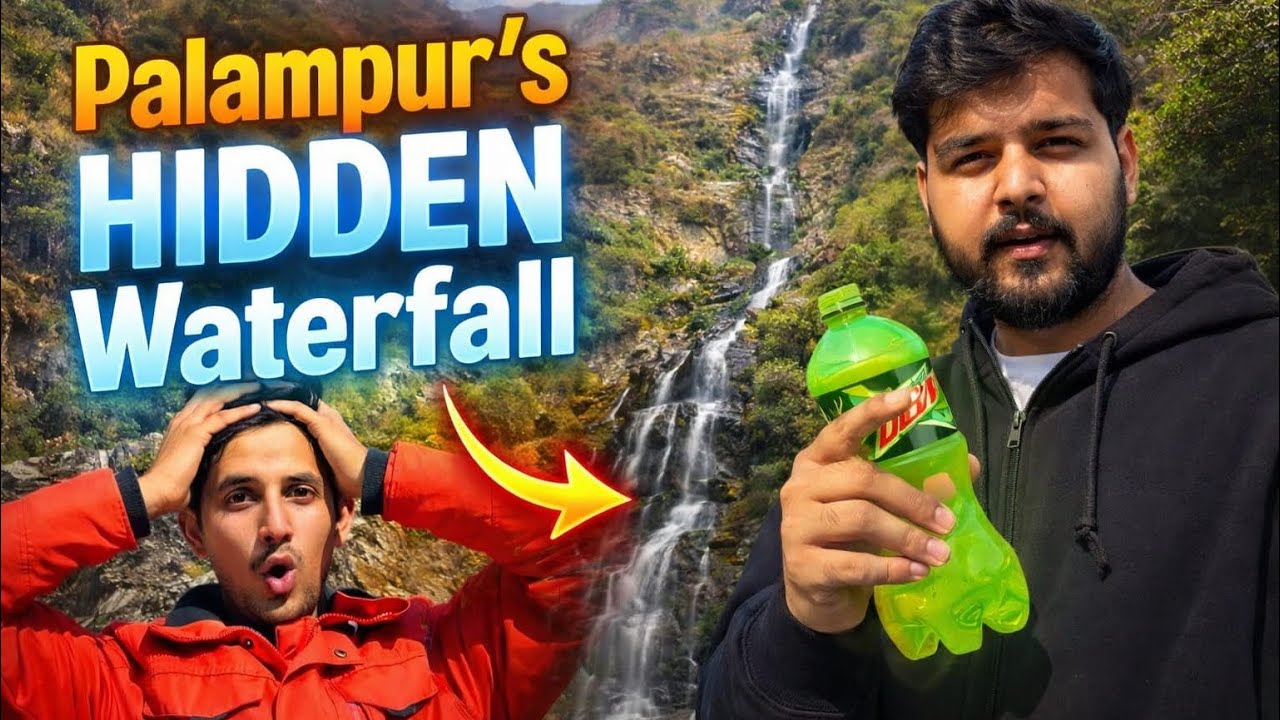 Palampur’s Hidden Waterfall 🤫||Palampur|| Sanmol Vlogs